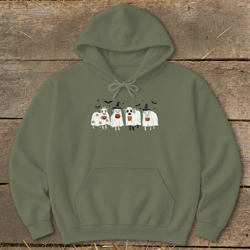 Ghostly Sheep Halloween Hoodie product image 5