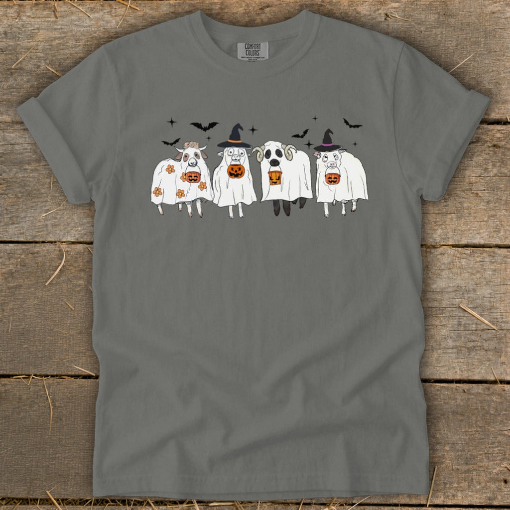 Ghostly Sheep Halloween Signature Tee product image 7