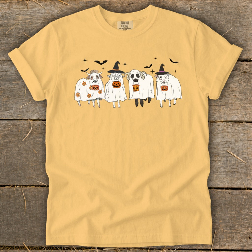 Ghostly Sheep Halloween Signature Tee product image 1