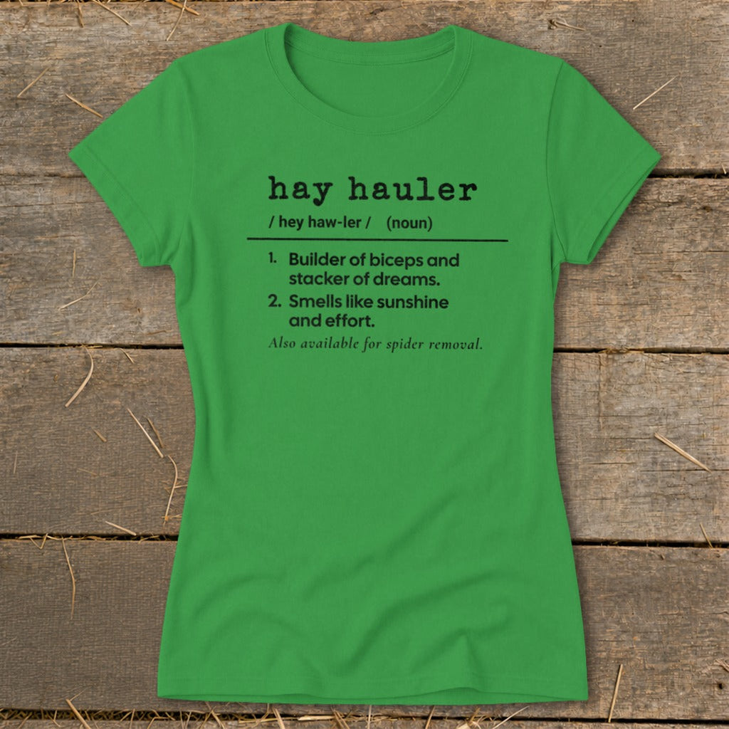 Hay Hauler Definition Ladies Tee product image 6