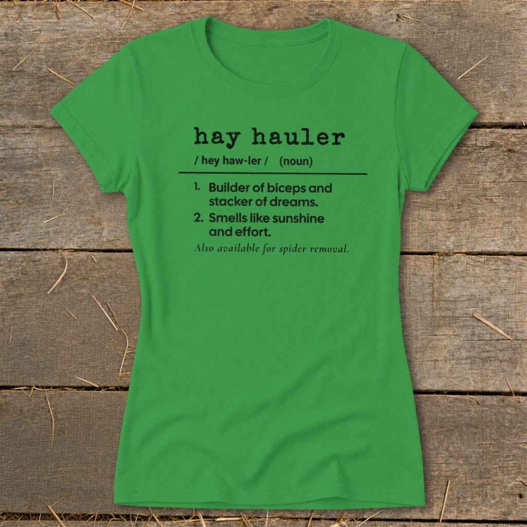 Hay Hauler Definition Ladies Tee product image 6