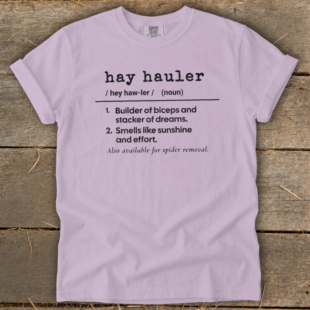 Hay Hauler Definition Signature Tee product image 2