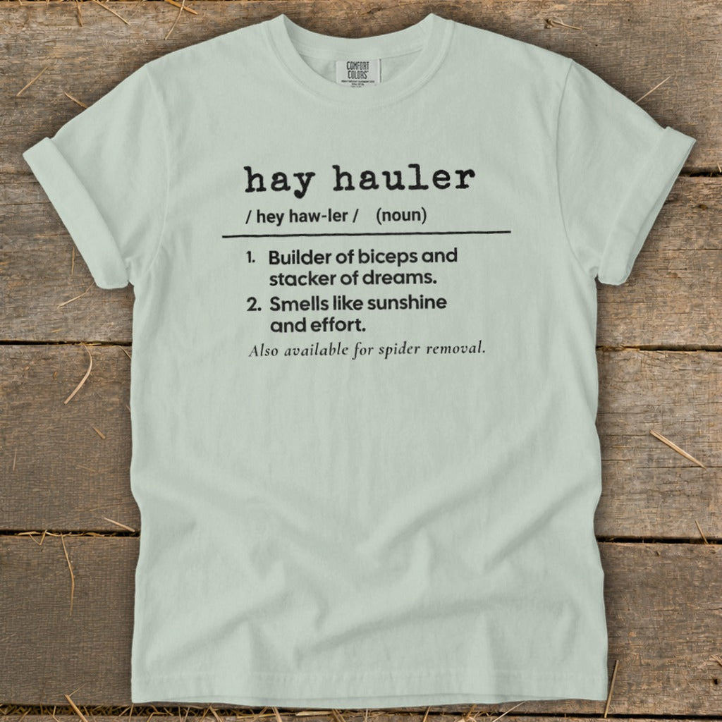 Hay Hauler Definition Signature Tee product image 3