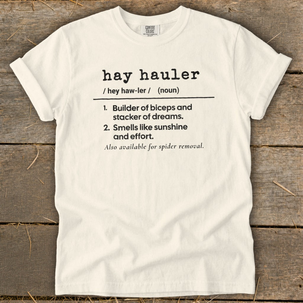 Hay Hauler Definition Signature Tee product image 4
