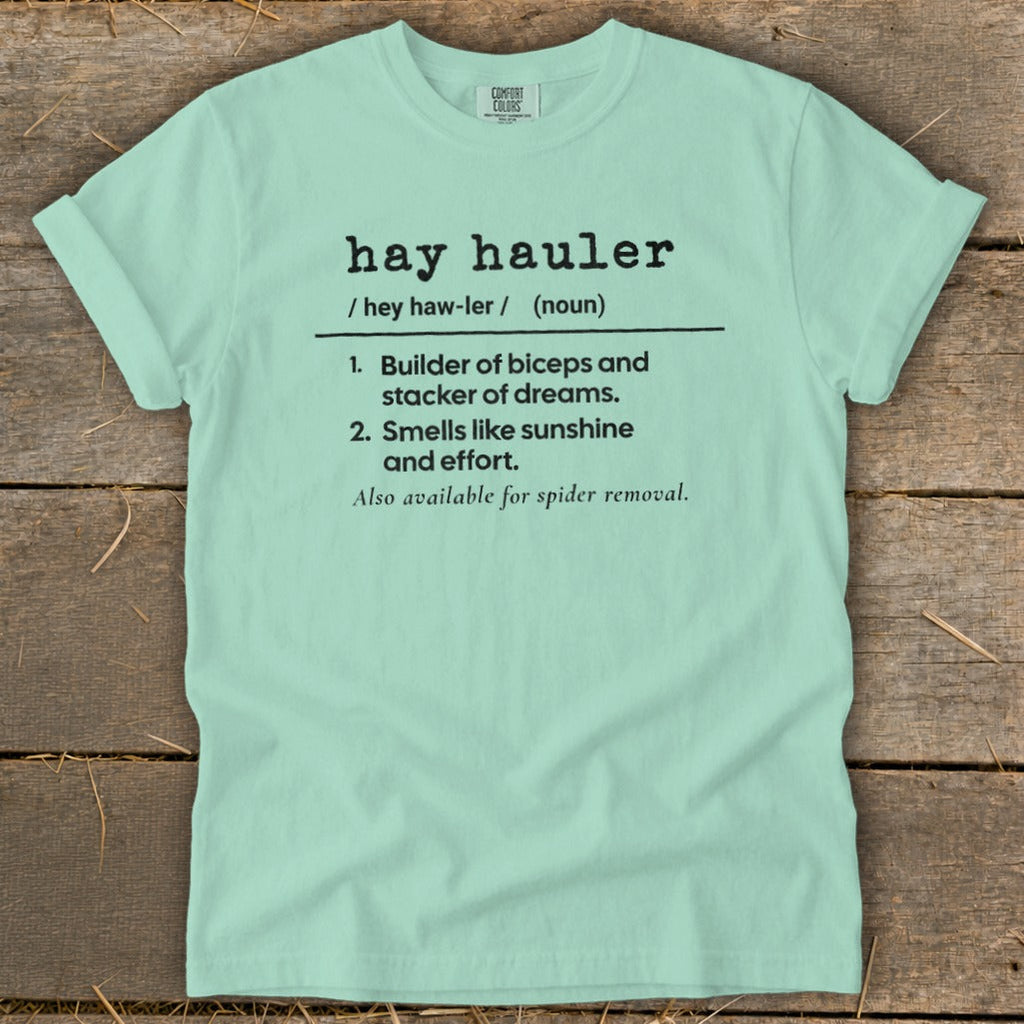 Hay Hauler Definition Signature Tee product image 6