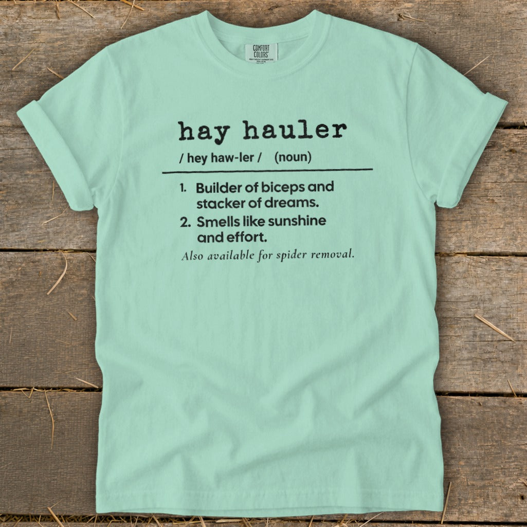 Hay Hauler Definition Signature Tee product image 6