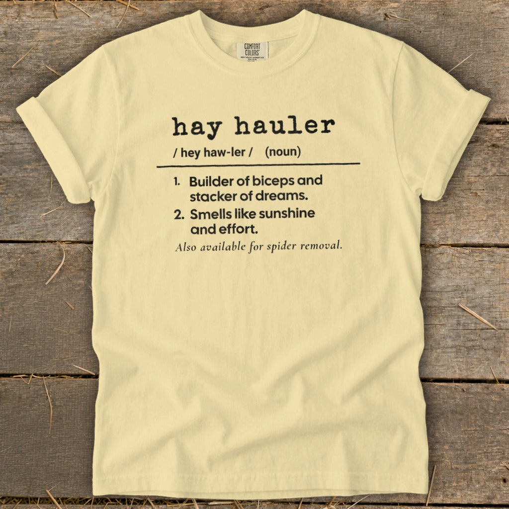 Hay Hauler Definition Signature Tee product image 7
