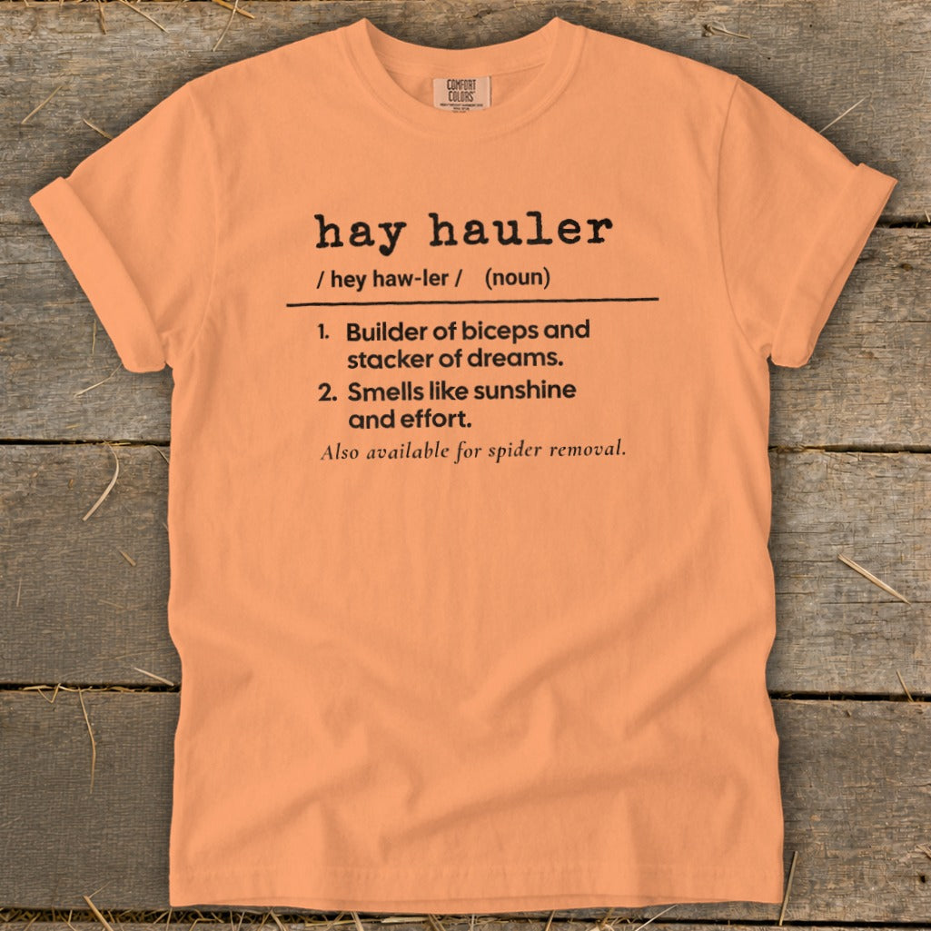 Hay Hauler Definition Signature Tee product image 8