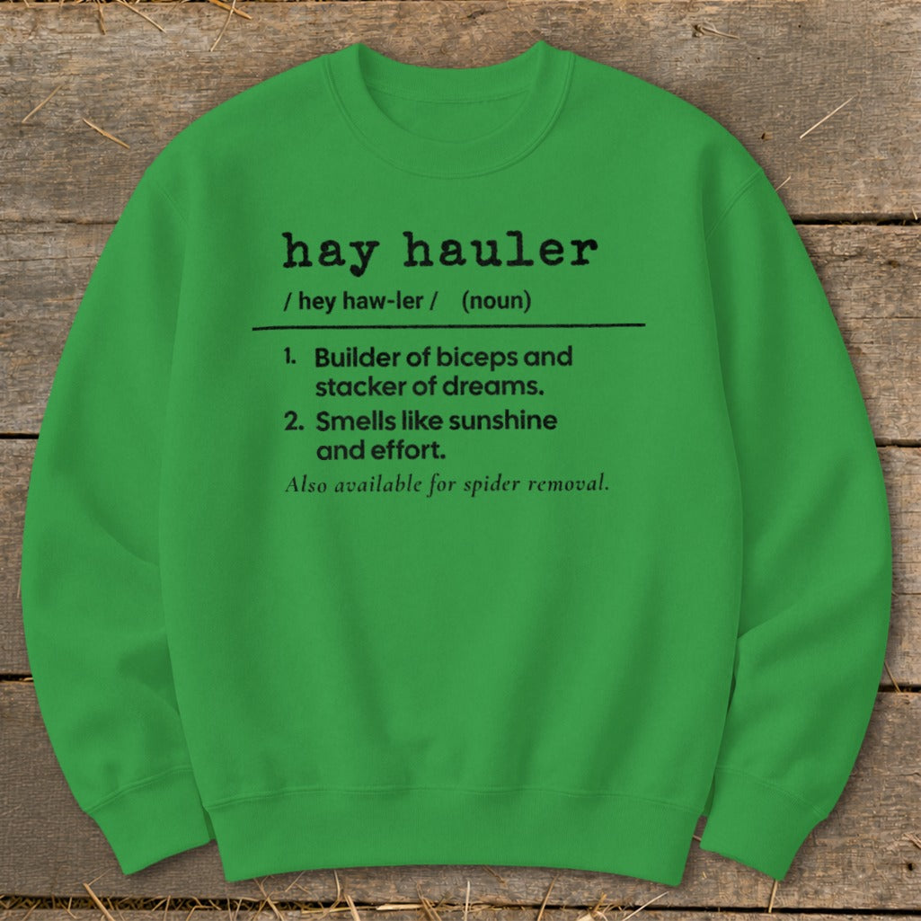 Hay Hauler Definition Sweatshirt product image 7