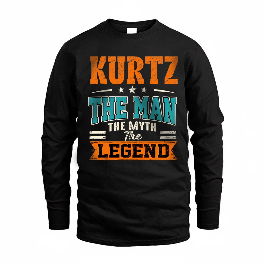 KURTZ HH F007 The Man Myth Legend Personalized Shirt – Gift product image 4