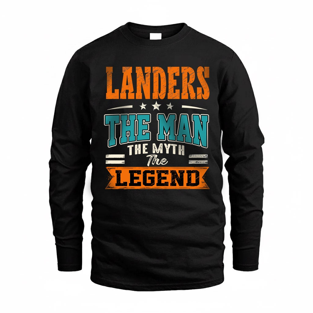 LANDERS HH F007 The Man Myth Legend Personalized Shirt – product image 4