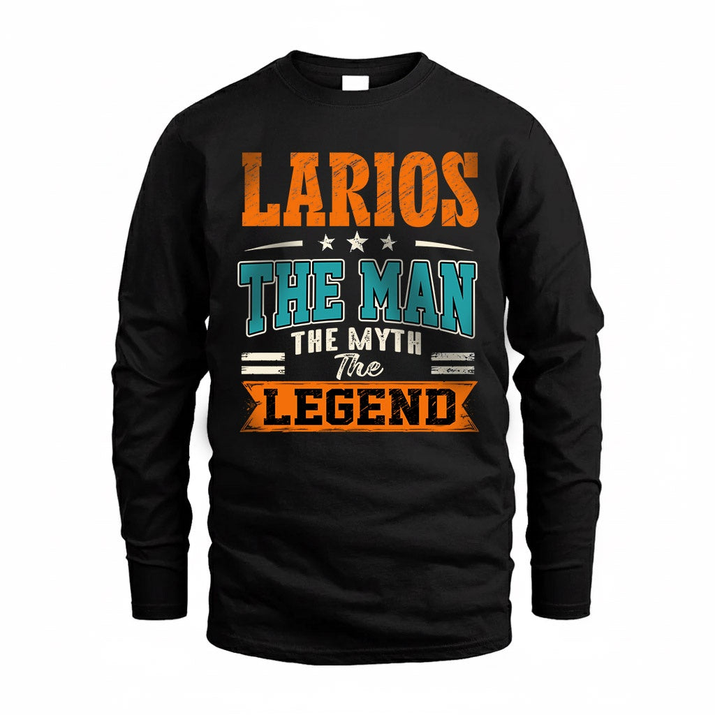 LARIOS HH F007 The Man Myth Legend Personalized Shirt – product image 4