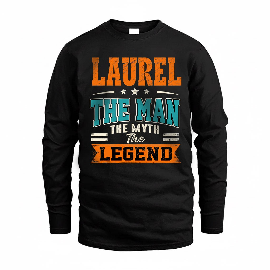 LAUREL HH F007 The Man Myth Legend Personalized Shirt – product image 4