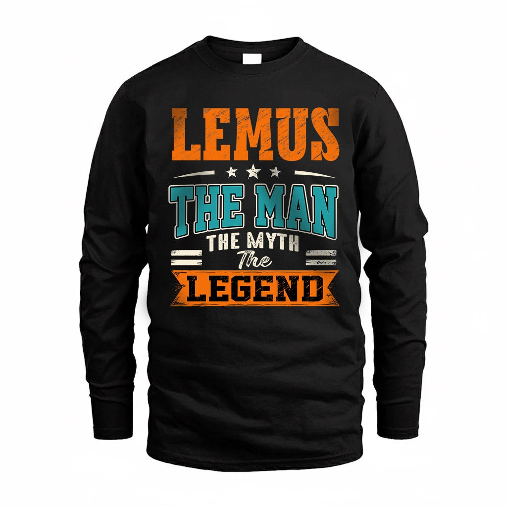 LEMUS HH F007 The Man Myth Legend Personalized Shirt – Gift product image 4
