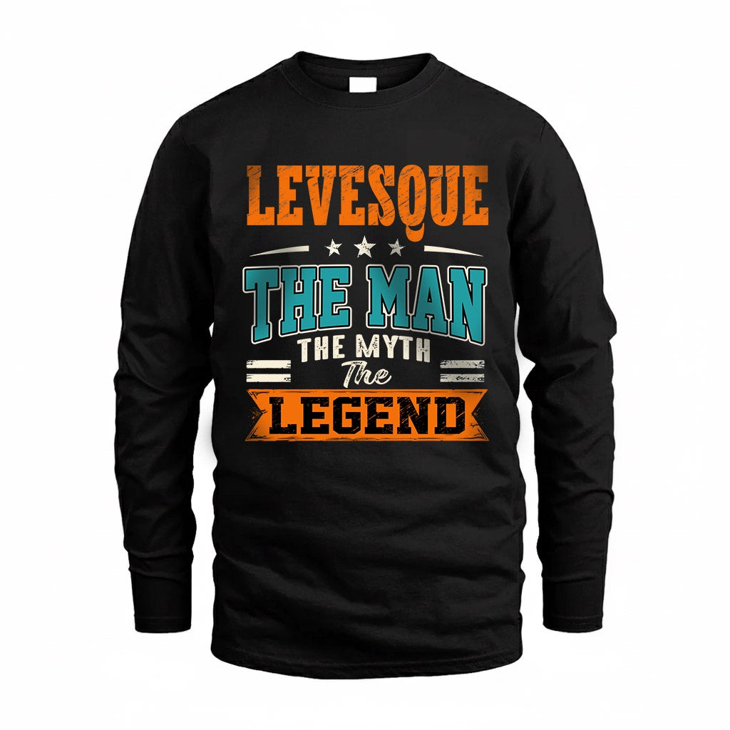LEVESQUE HH F007 The Man Myth Legend Personalized Shirt – product image 4