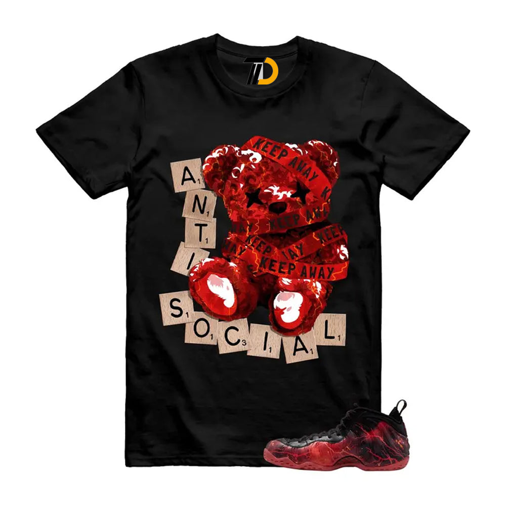 Foamposite One Stranger Black Bright Crimson Off Noir Red product image 1