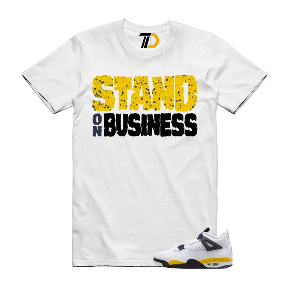 4 Rare Air Tour Yellow White Black Dark Blue Grey Shirt To product image 1