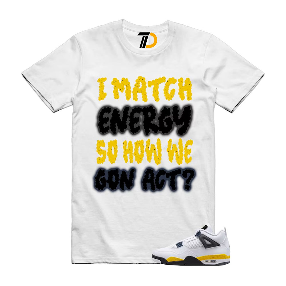 4 Rare Air Tour Yellow White Black Dark Blue Grey Shirt To product image 1