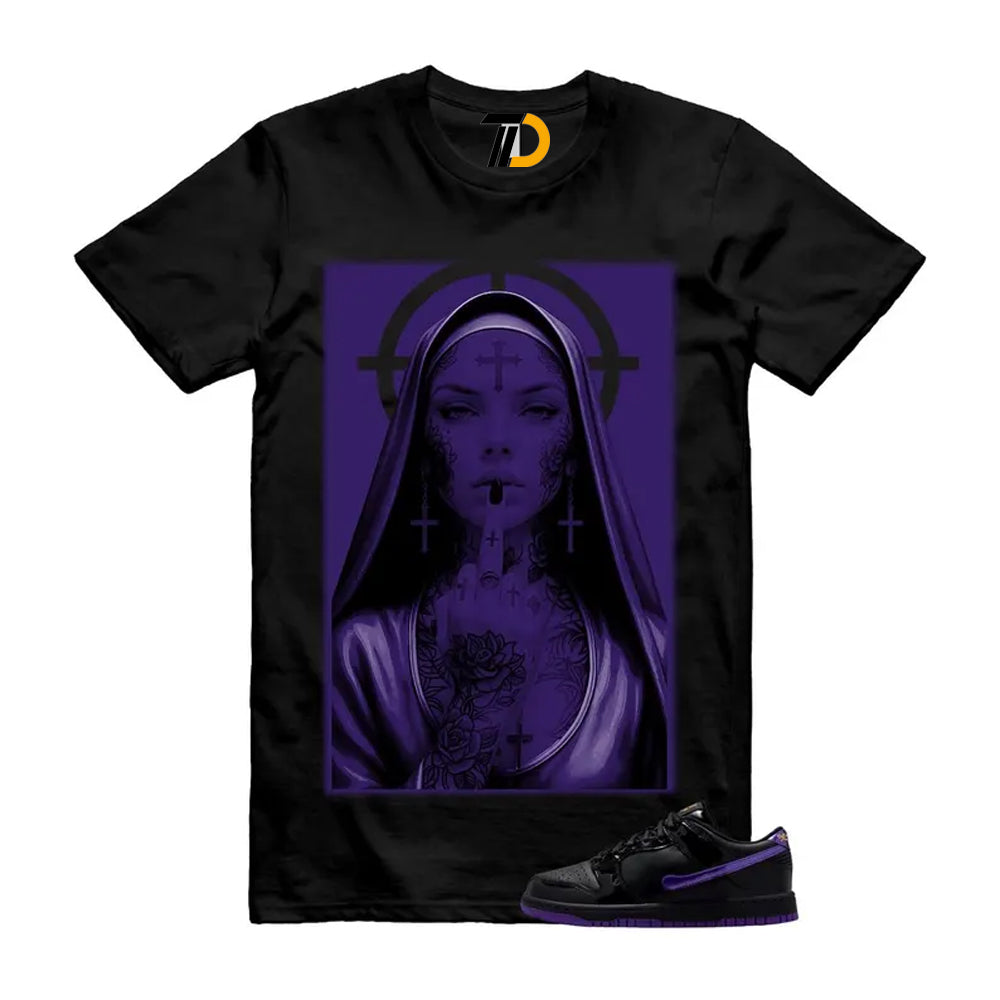 Dunk Barcelona Black Field Purple Low Protro Shirt To Match product image 1