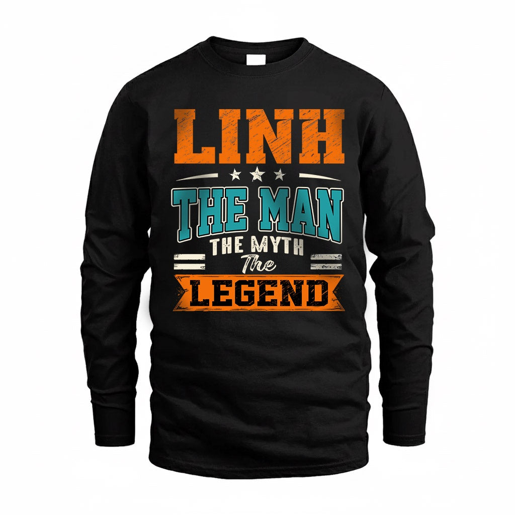 LINH HH F007 The Man Myth Legend Personalized Shirt – Gift product image 4