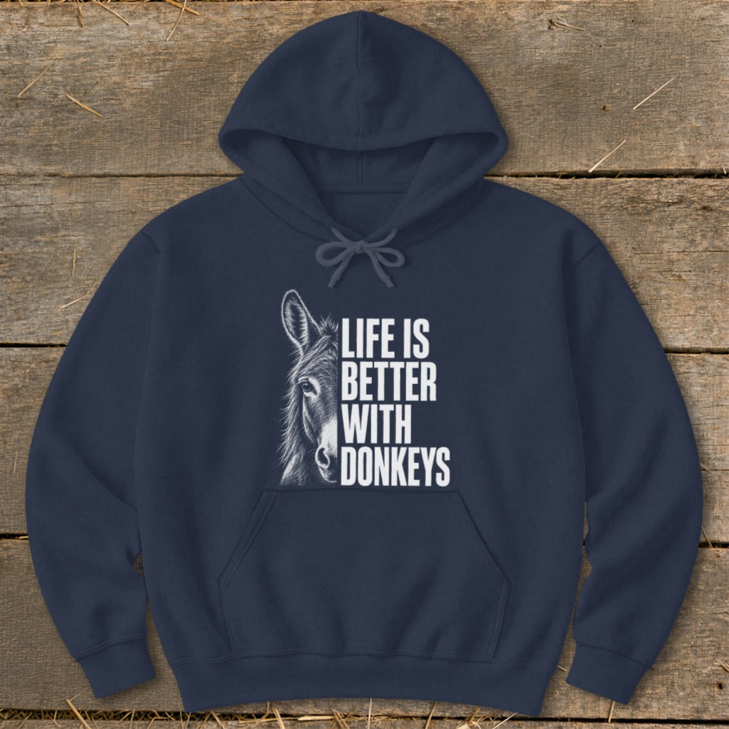 Life with Donkeys Hoodie product image 3