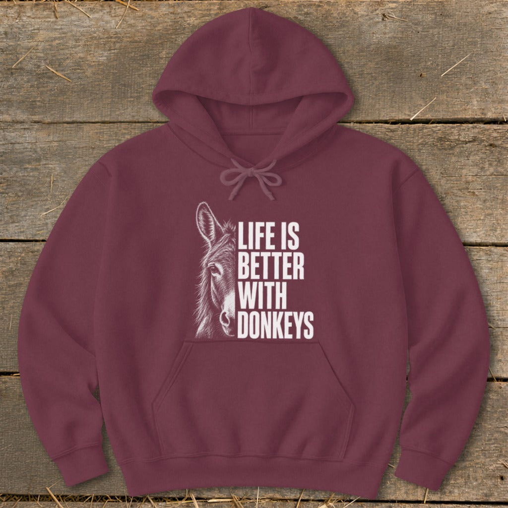 Life with Donkeys Hoodie product image 6