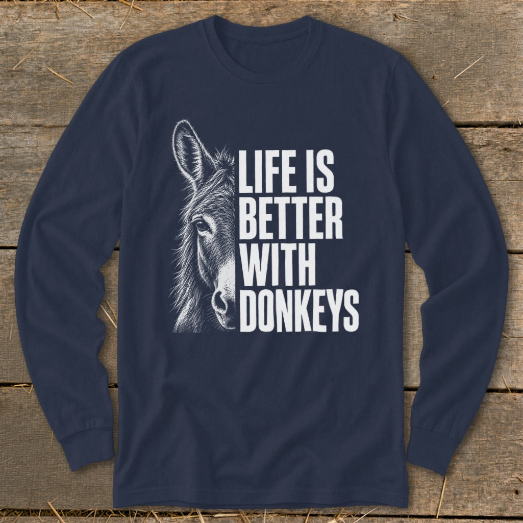Life with Donkeys Long Sleeve Tee product image 2