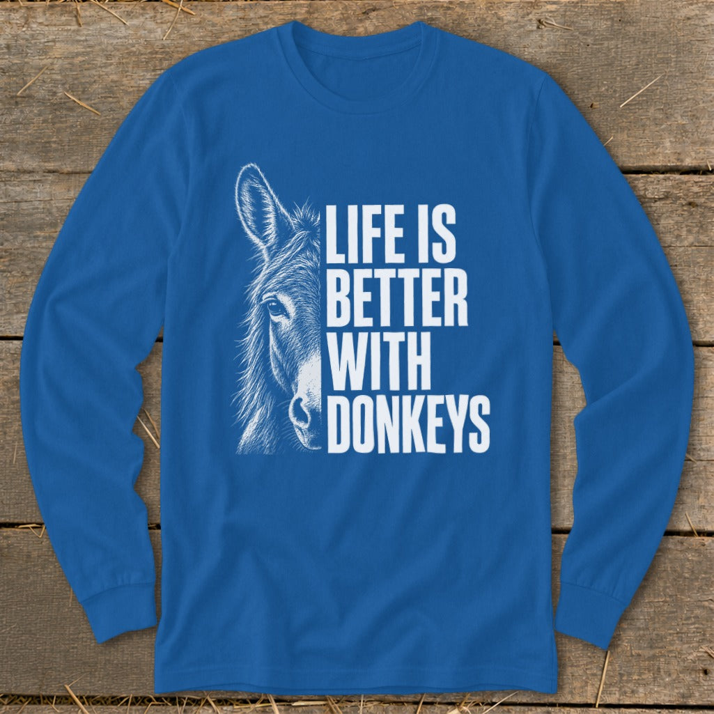 Life with Donkeys Long Sleeve Tee product image 3