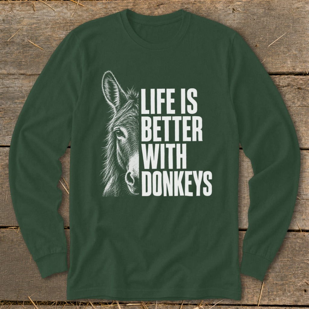 Life with Donkeys Long Sleeve Tee product image 4