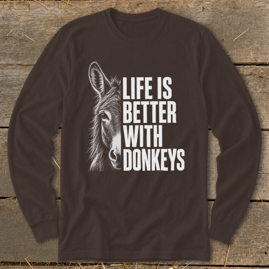 Life with Donkeys Long Sleeve Tee product image 5