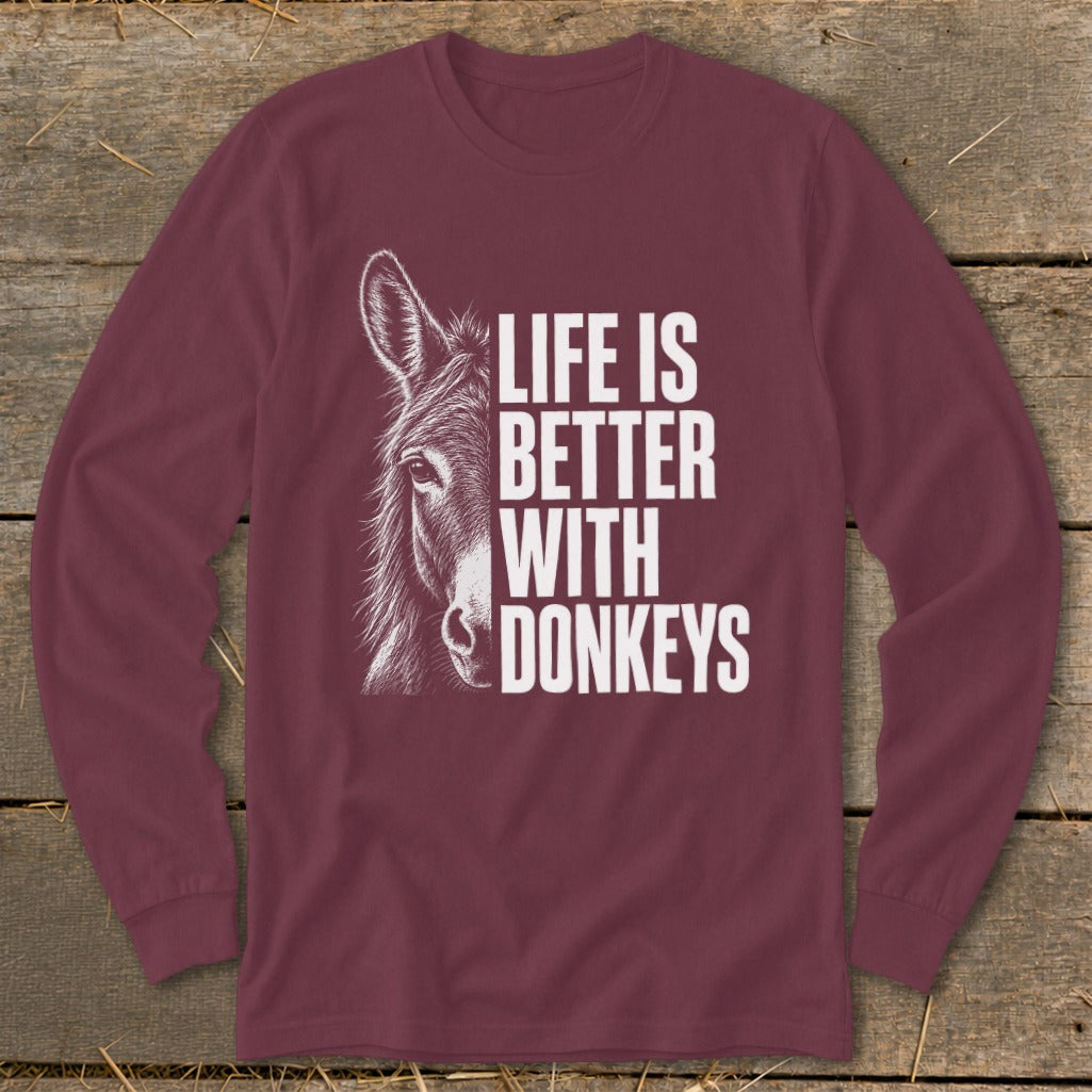 Life with Donkeys Long Sleeve Tee product image 6