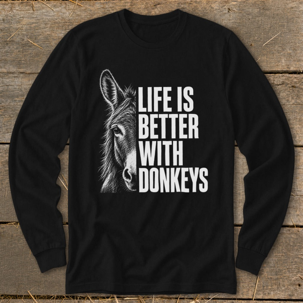 Life with Donkeys Long Sleeve Tee product image 1