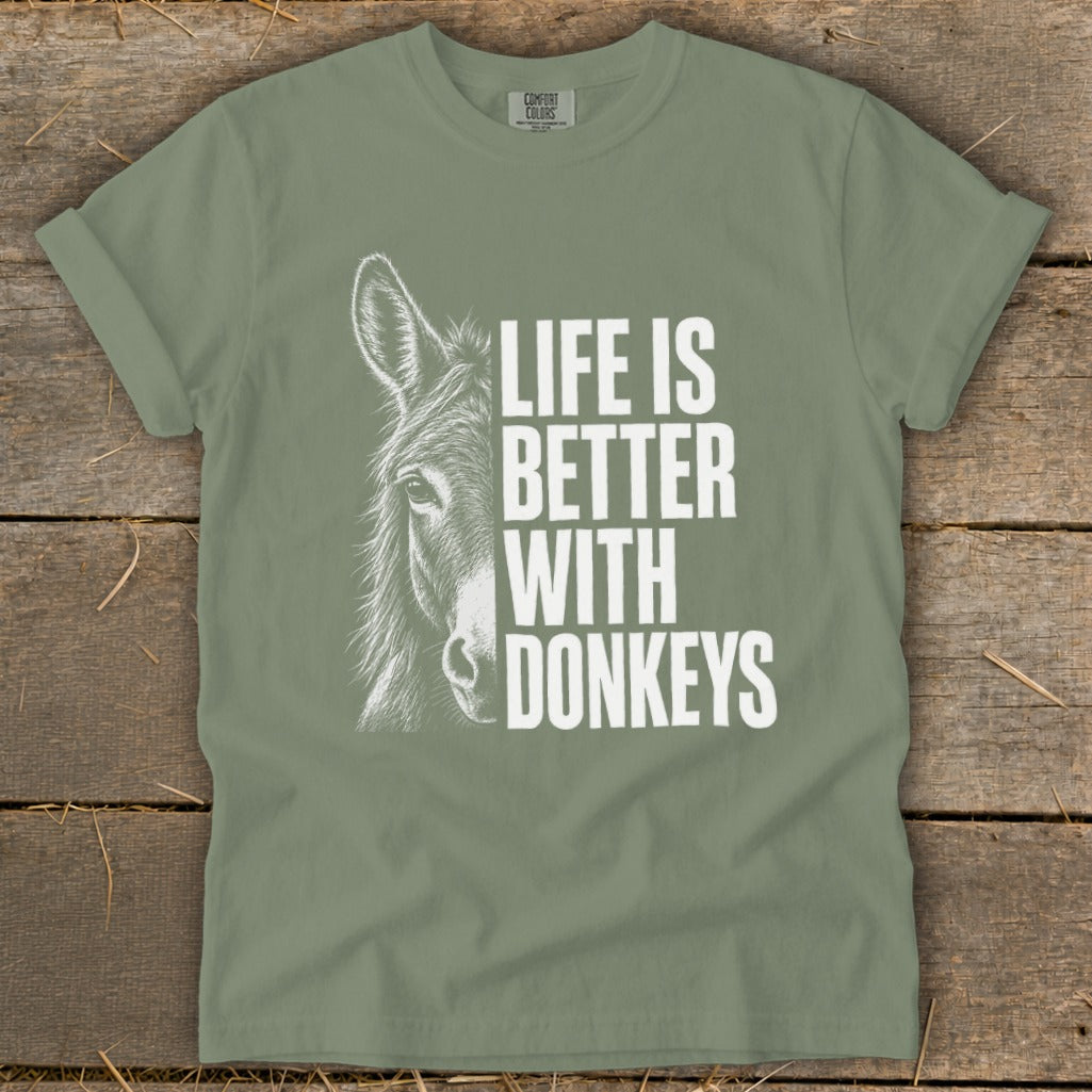 Life with Donkeys Signature Tee product image 6