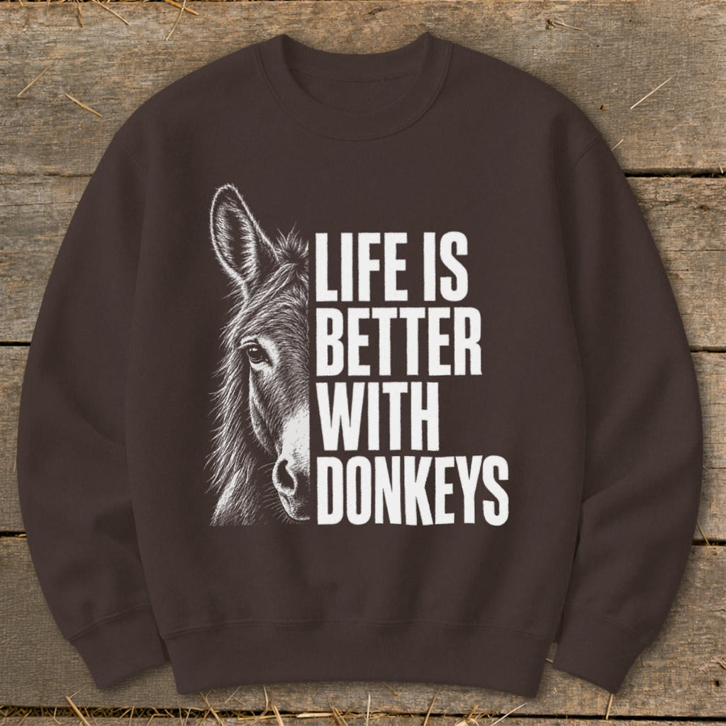 Life with Donkeys Sweatshirt product image 5