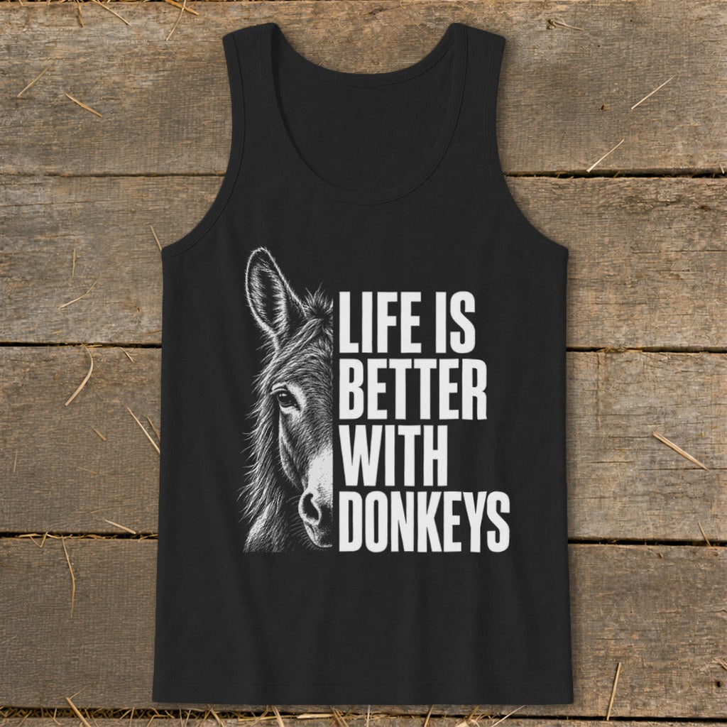 Life with Donkeys Tank Top
