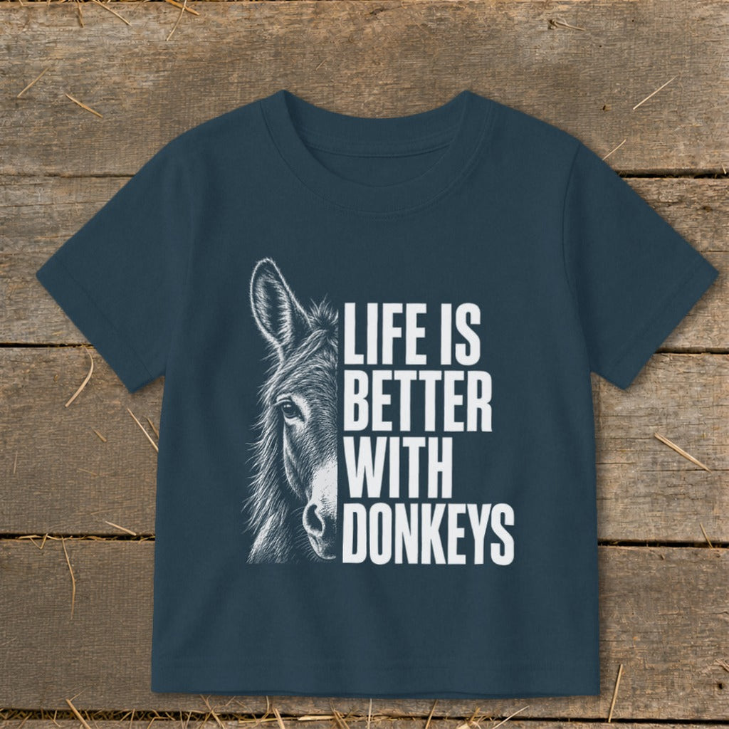 Life with Donkeys Toddler Tee product image 3