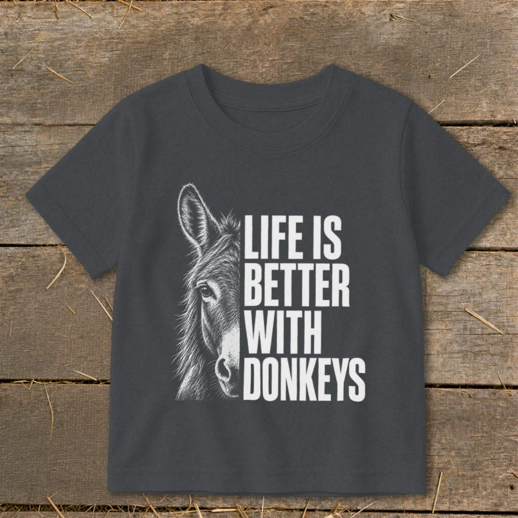 Life with Donkeys Toddler Tee product image 5