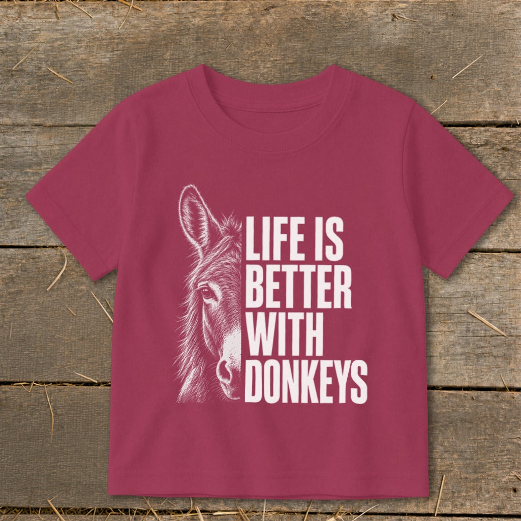 Life with Donkeys Toddler Tee product image 6