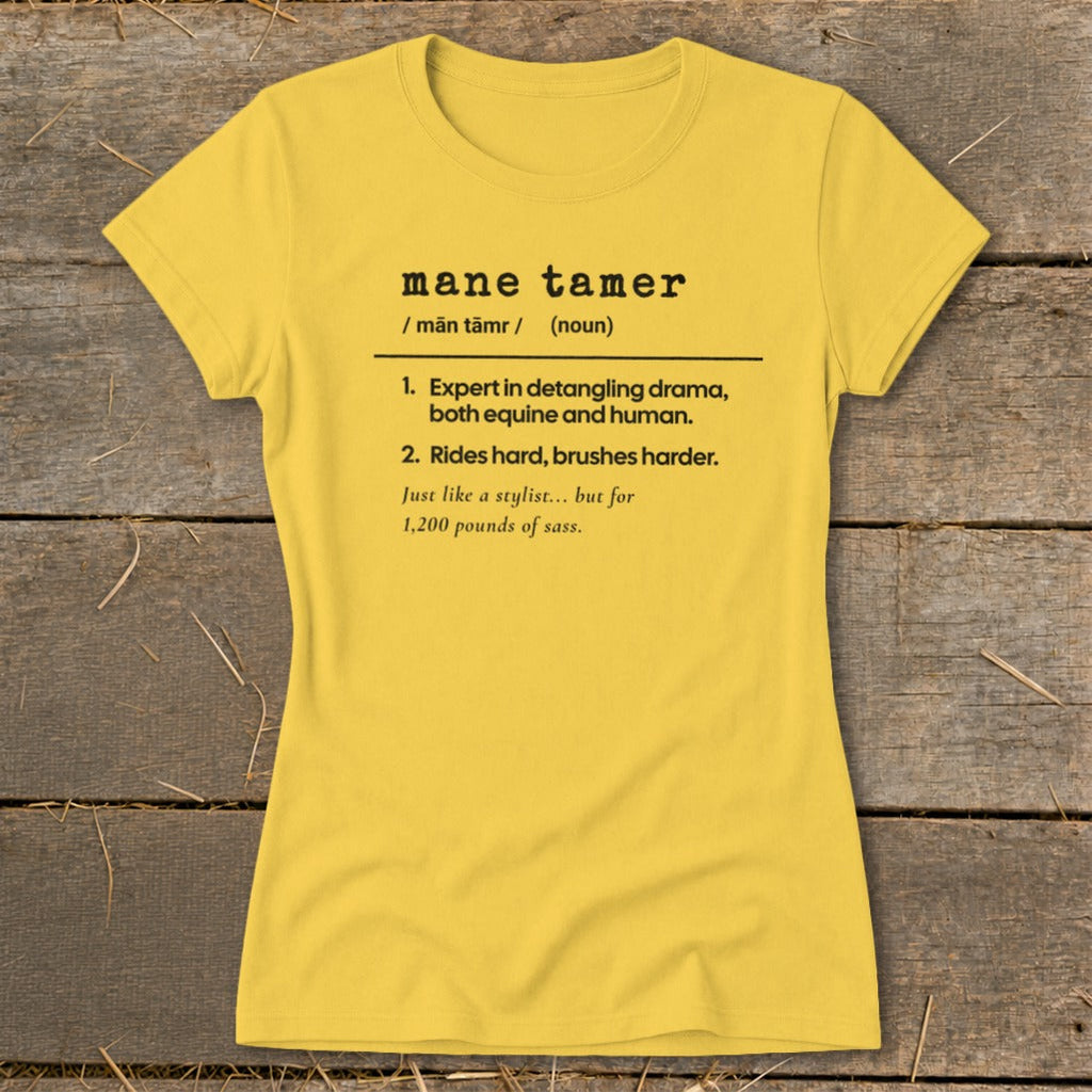 Mane Tamer Definition Ladies Tee product image 5