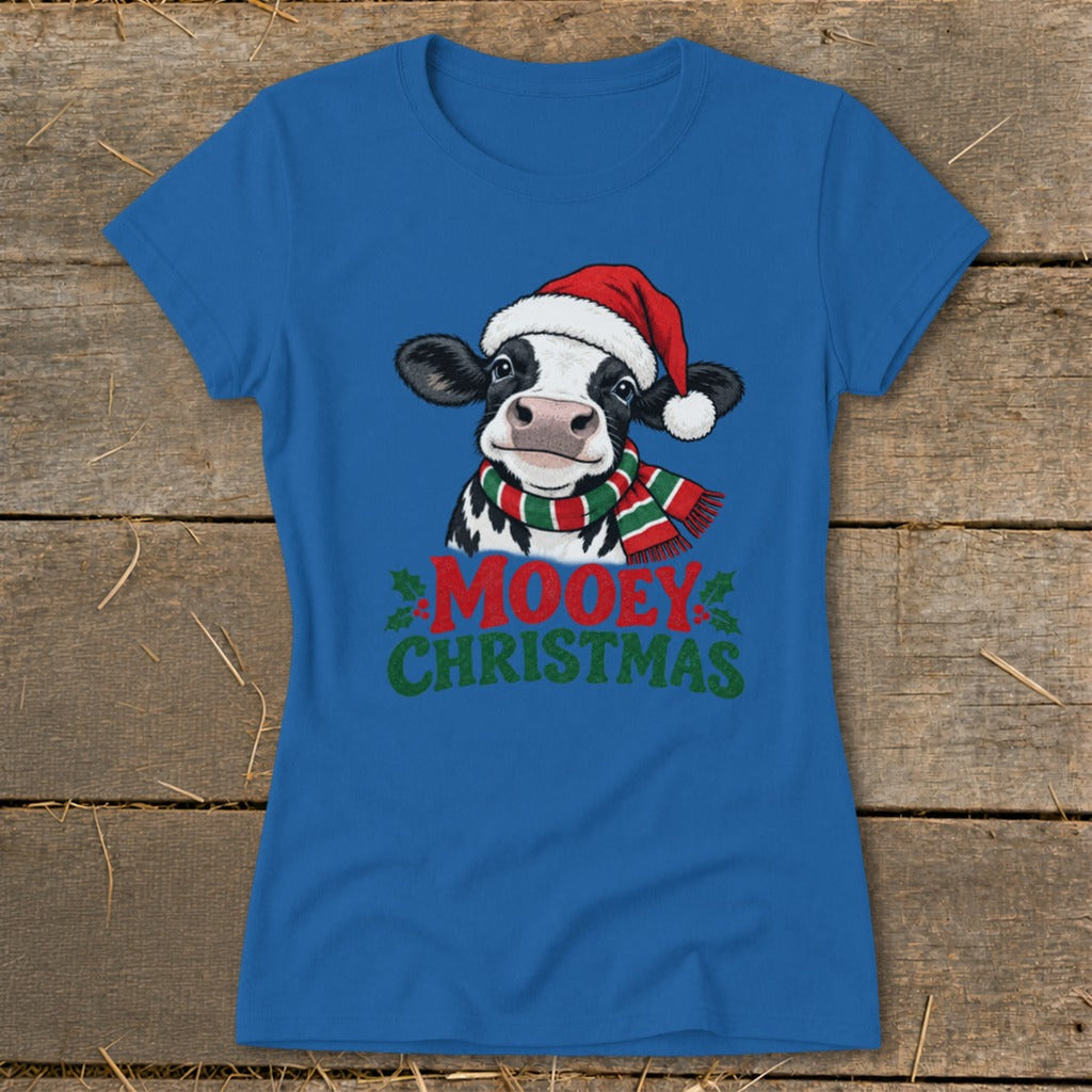 Mooey Christmas Ladies Tee product image 5