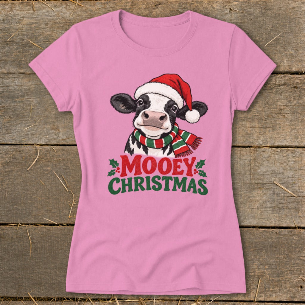 Mooey Christmas Ladies Tee product image 8