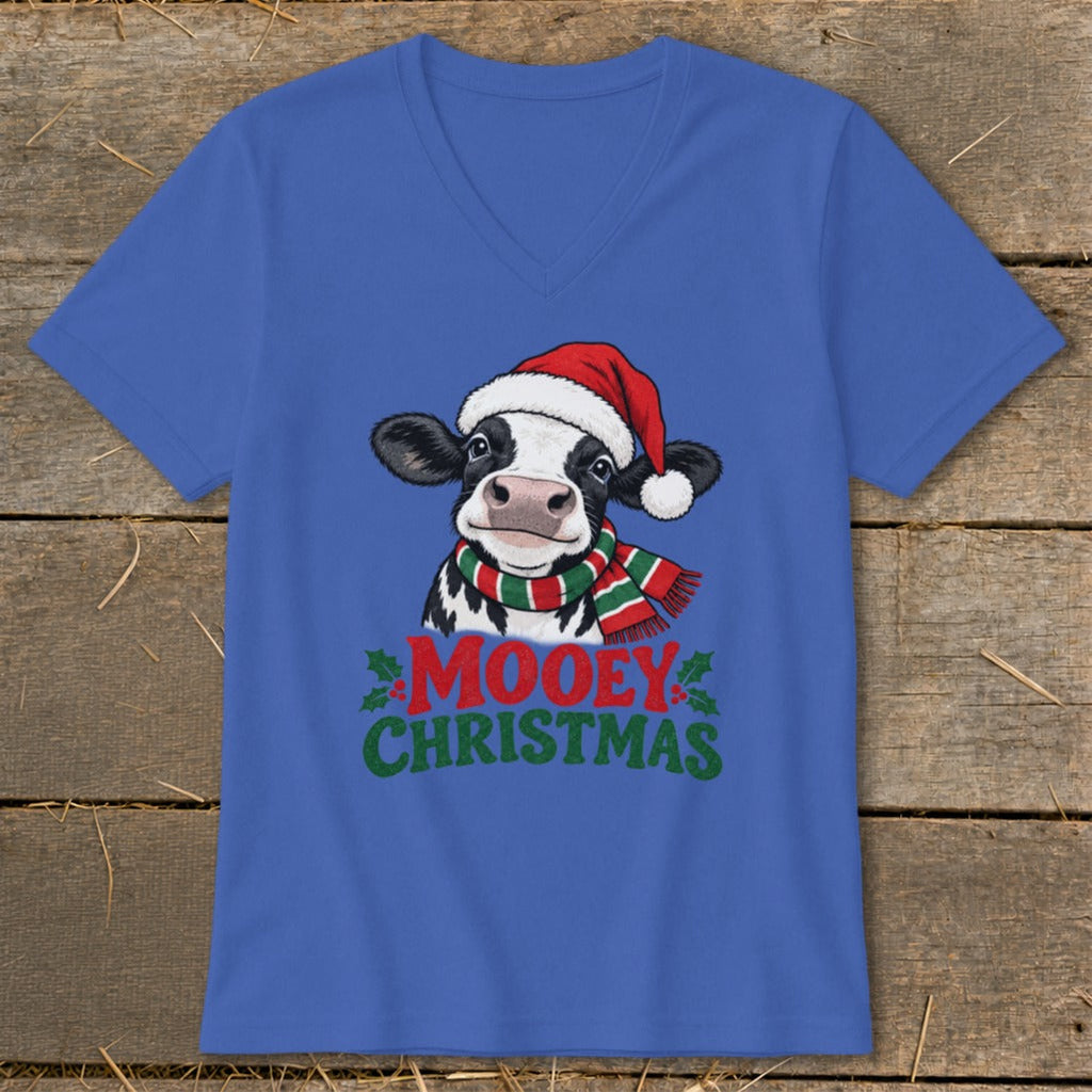 Mooey Christmas V-neck