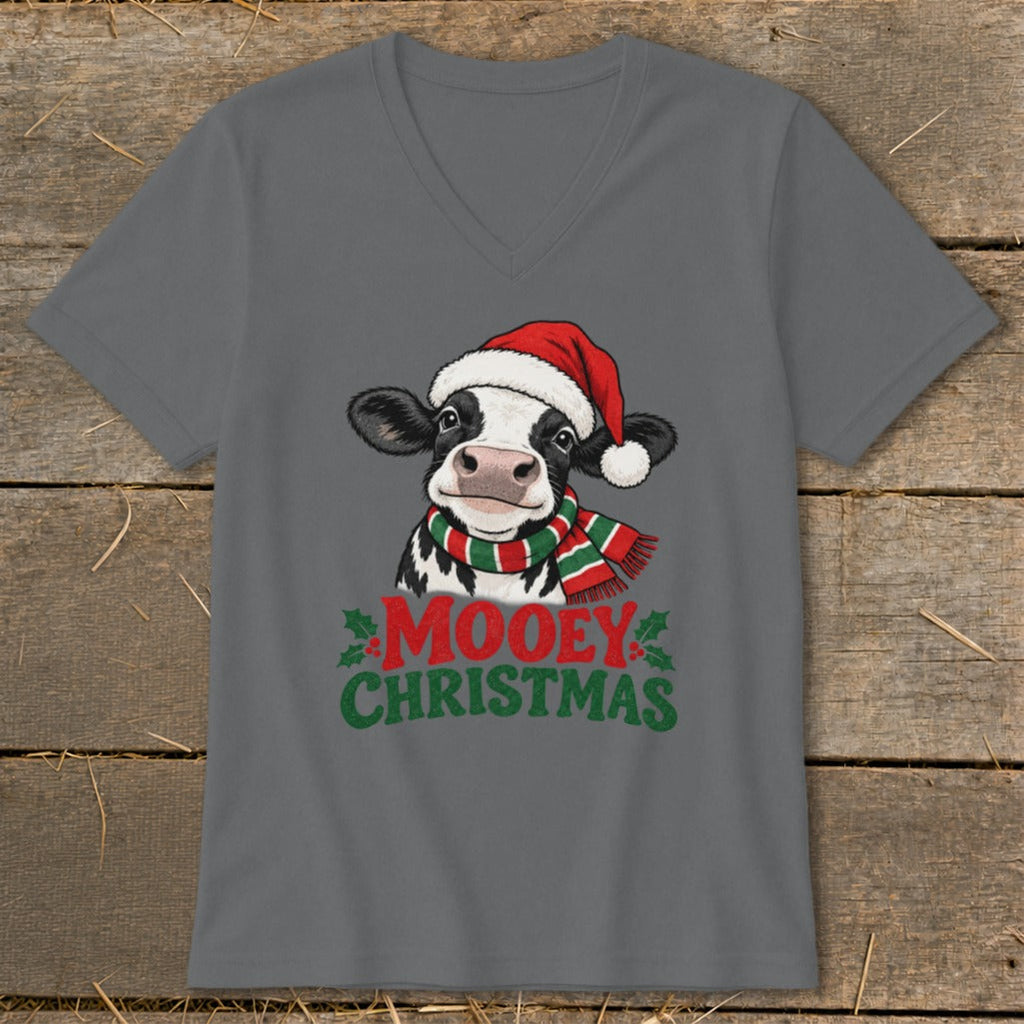 Mooey Christmas V-neck
