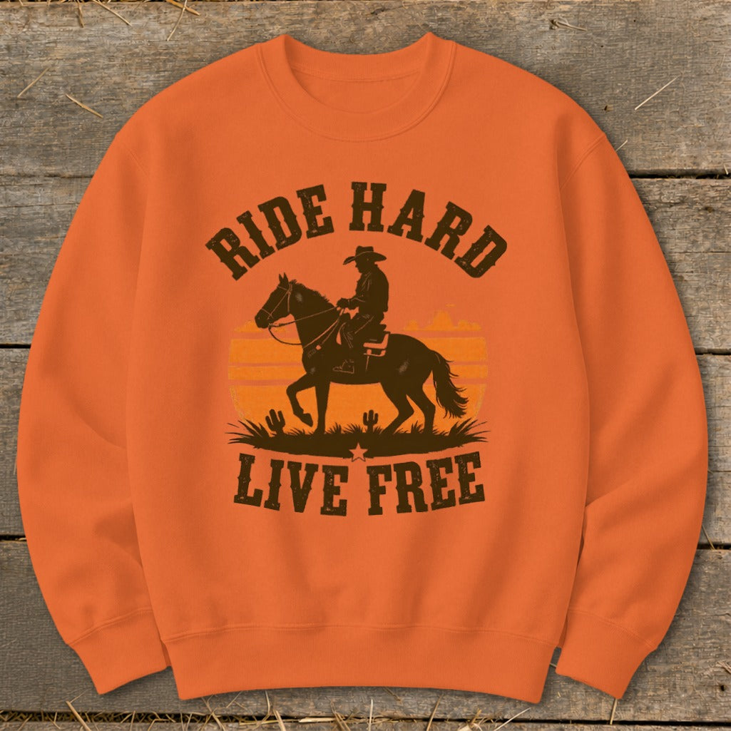 Ride Hard Live Free Sweatshirt product image 1