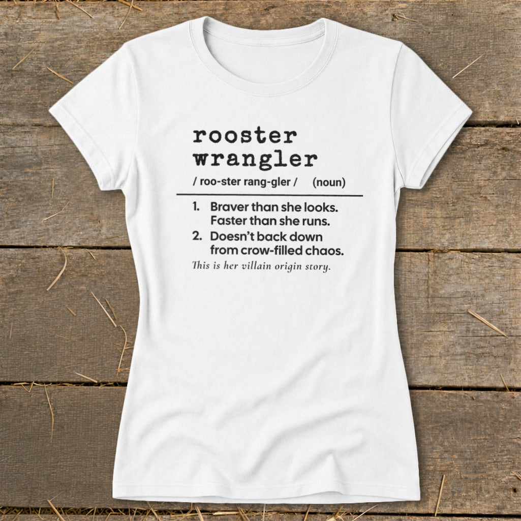 Rooster Wrangler Definition Ladies Tee product image 1