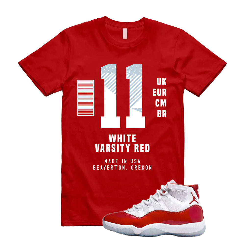 11 Retro Cherry Shirt to Match White Varsity Red Label product image 1