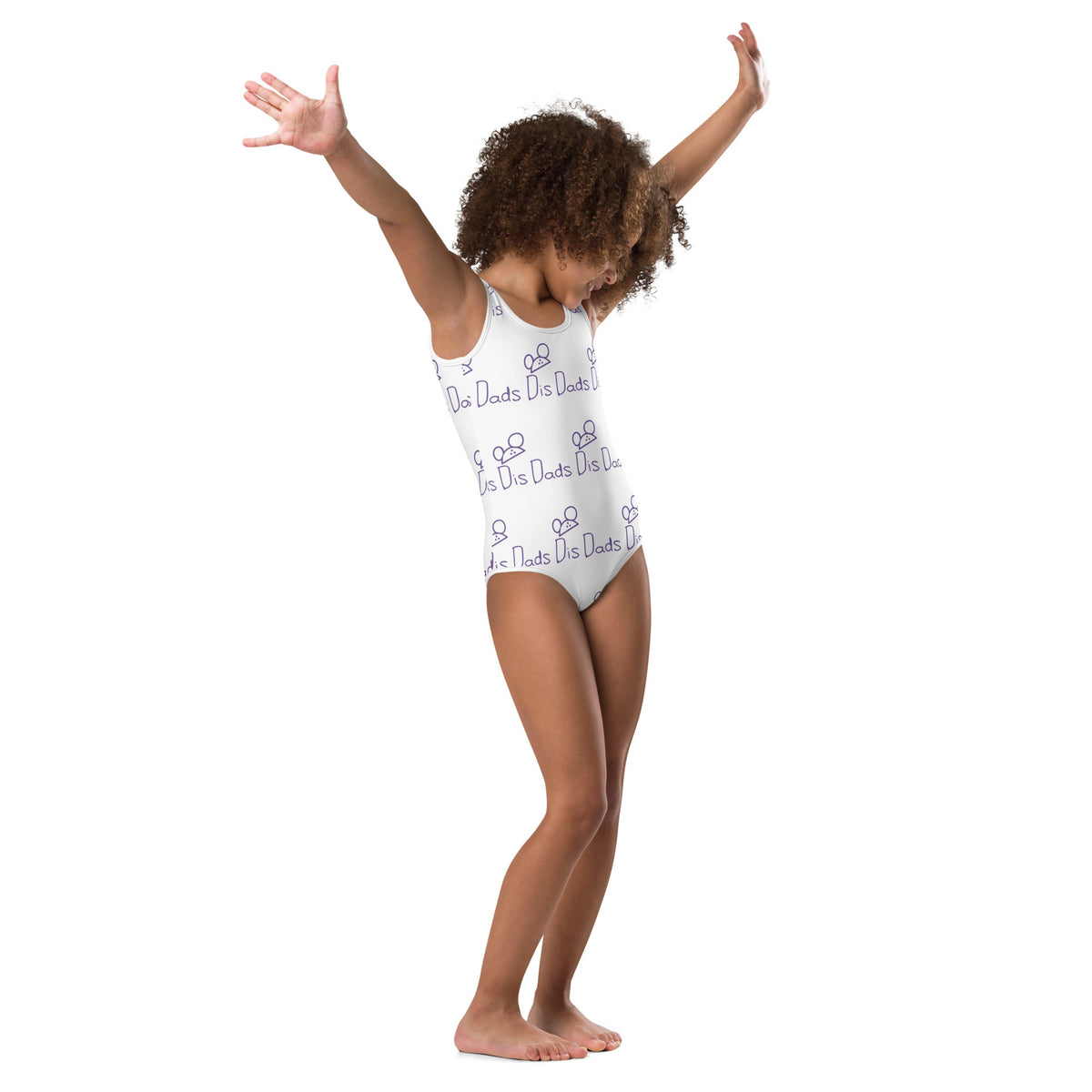 Dis Dads Magic Ears Kids Swimsuit All Over Print