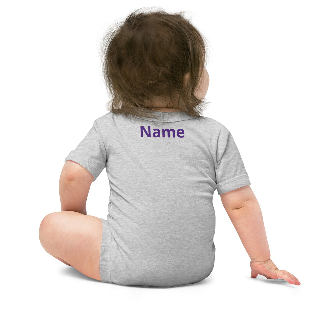 I LOVE Dis Dads Embroidered Personalized Baby One Piece 100% Cotton