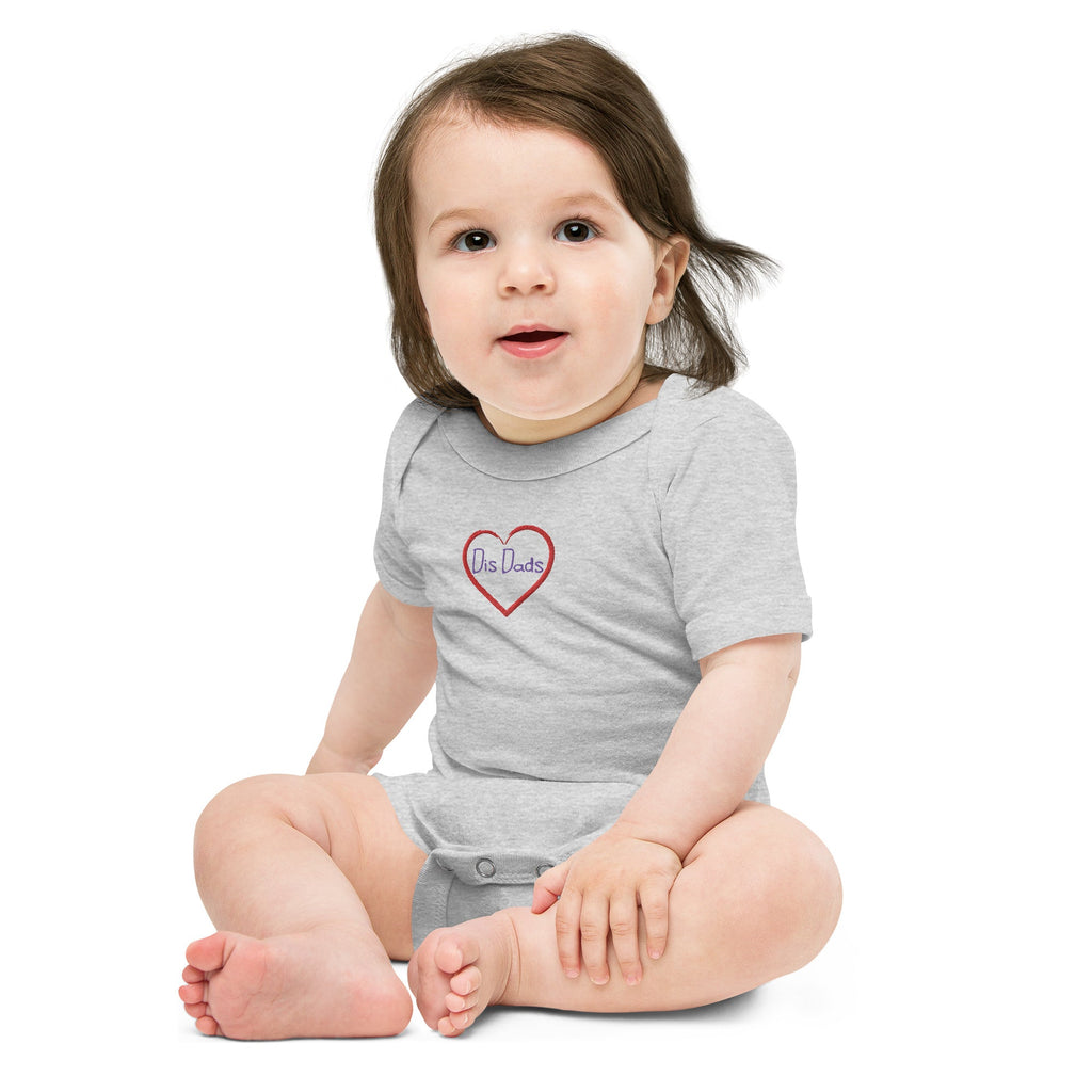 I LOVE Dis Dads Embroidered Personalized Baby One Piece 100% Cotton
