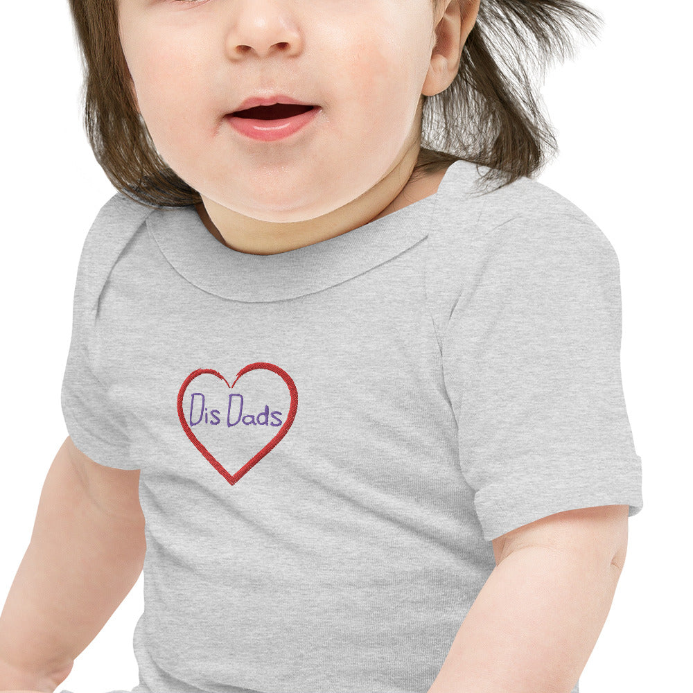 I LOVE Dis Dads Embroidered Personalized Baby One Piece 100% Cotton